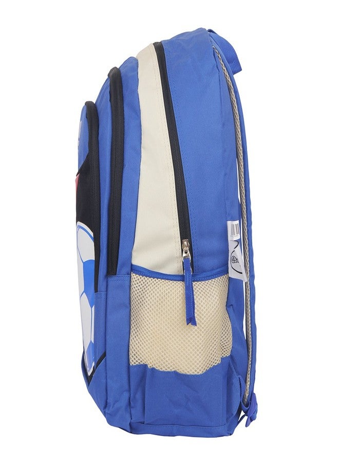 فيفا حقيبة ظهر مدرسية من فيفا سعة 40 لترًا باللونين الأزرق والأبيض (MBE-FF003) - Image 3